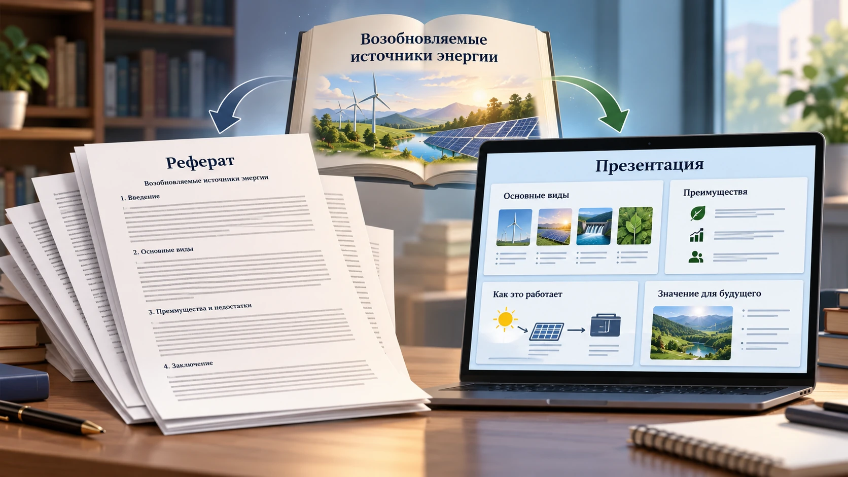 Чем презентация отличается от реферата