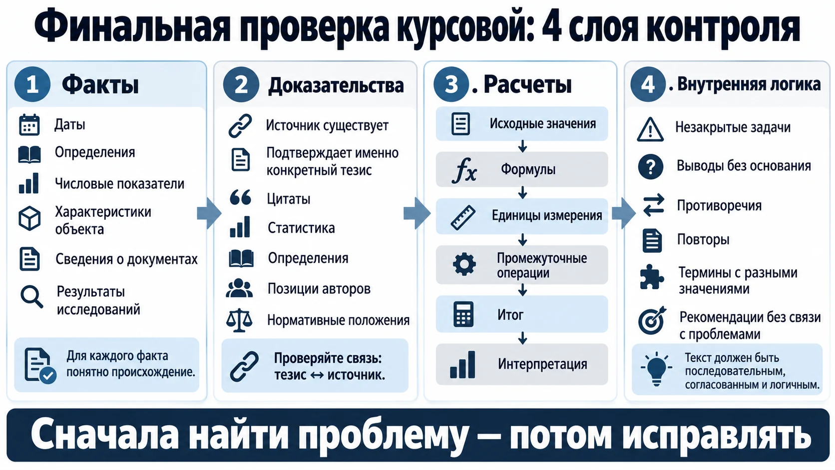 Четыре слоя проверки курсовой после генерации ИИ