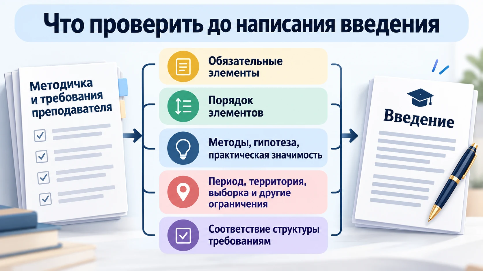 Пять проверок методических требований перед написанием введения курсовой