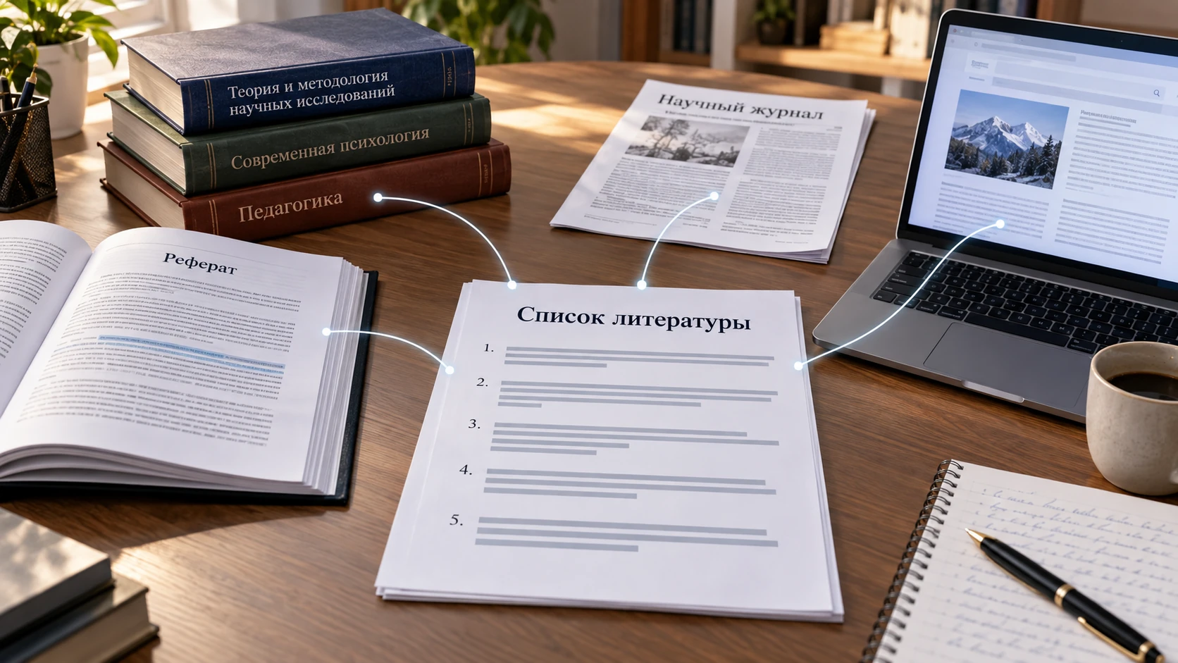 Как оформить список литературы в реферате
