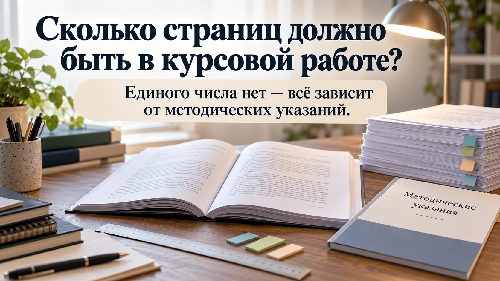 Курсовая работа и разные способы измерения её объёма
