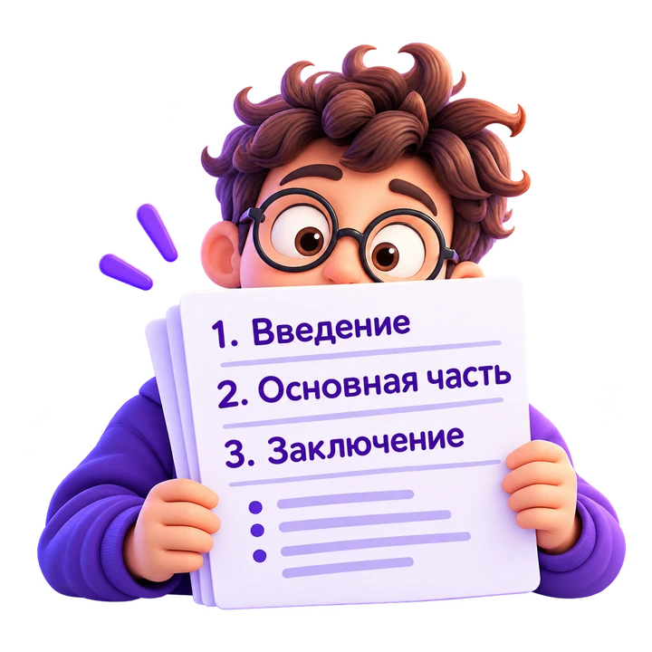 Структура бесплатного примера доклада